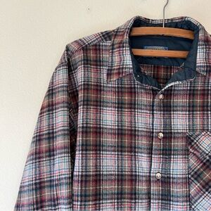 Vintage Pendleton wool plaid board shirt size‎ L